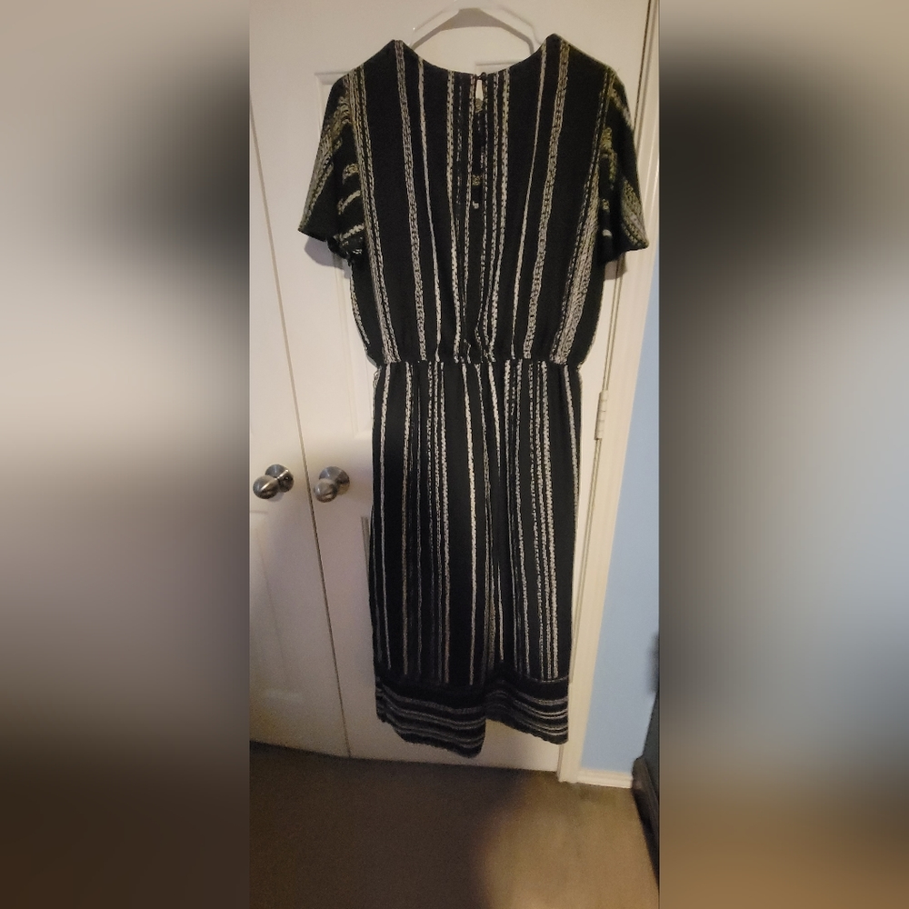 Stiped Balck & White Jumpsuit - image 3